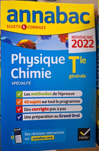 Annabac - Physique Chimie Tle Generale