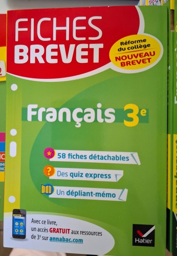 Fiches Brevet Francais 3e