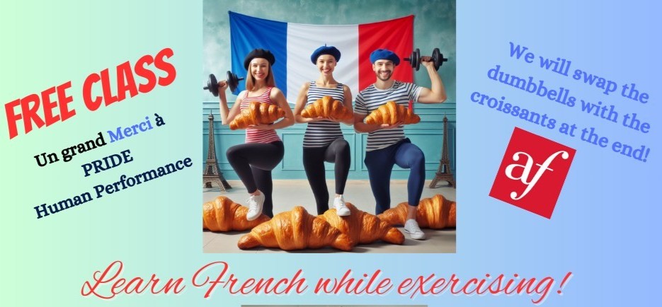 Learn French while exercising!