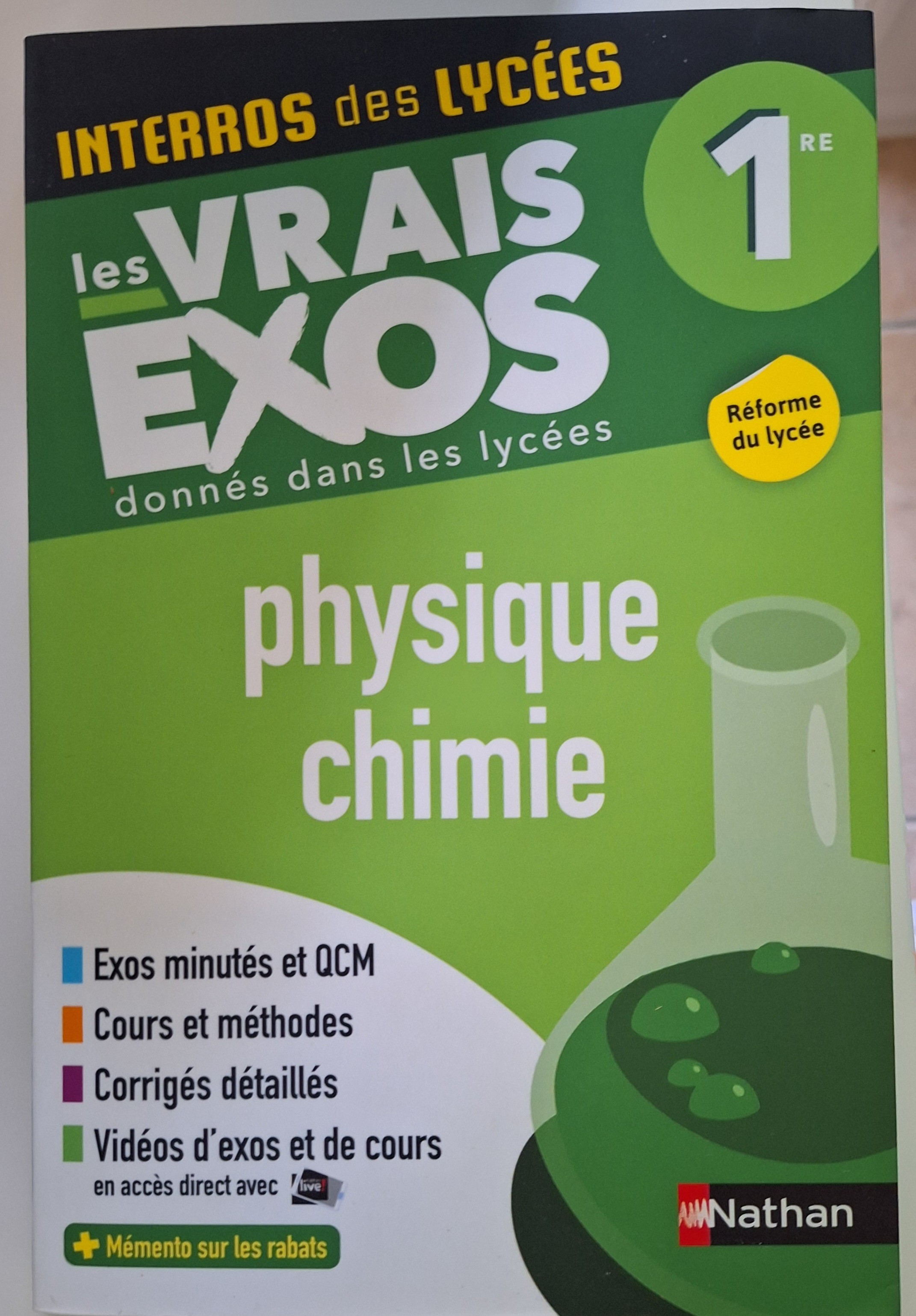 Les Vrais exos -  Physique chimie 1ere