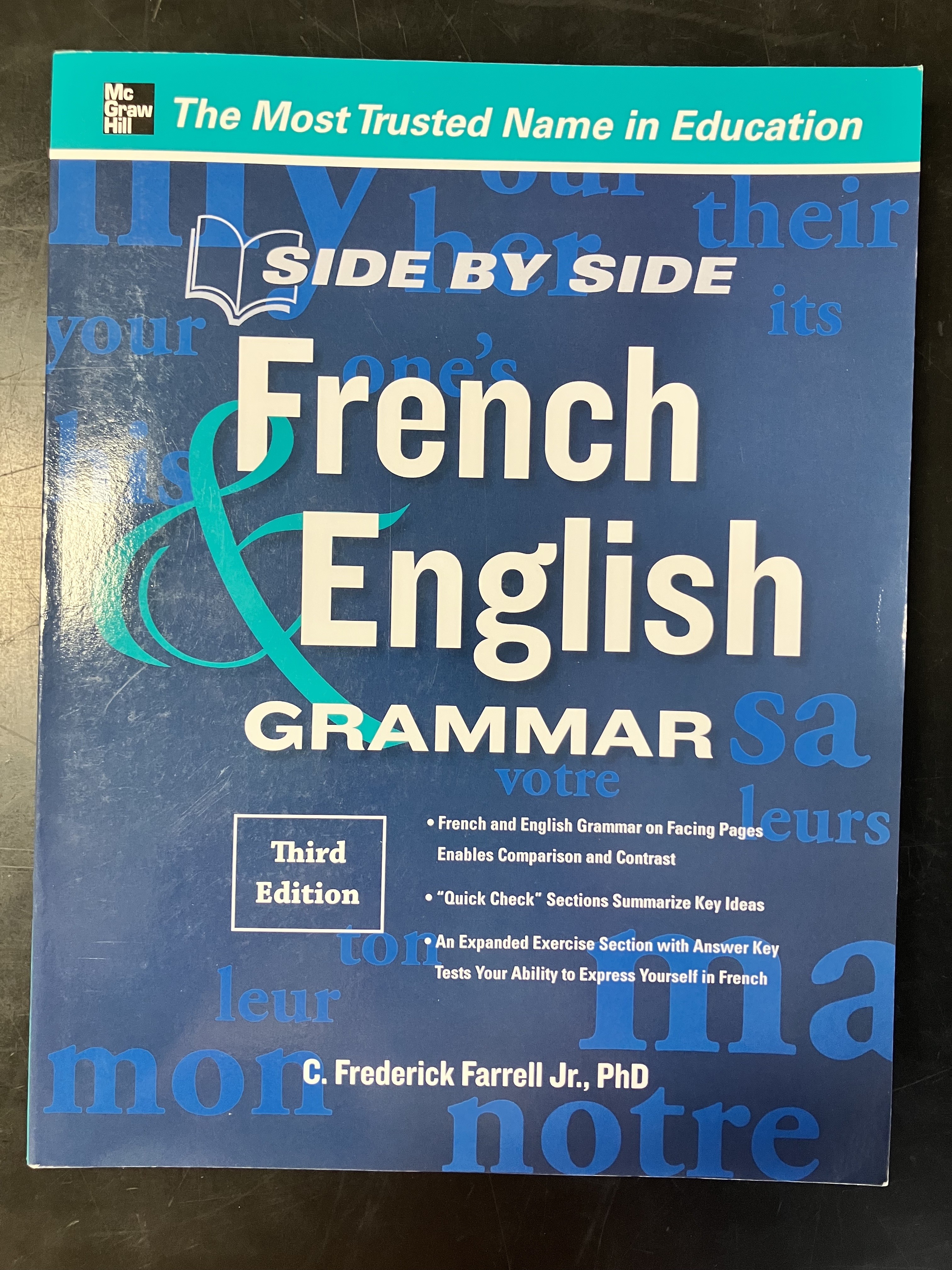 Side By Side - French & English Grammar